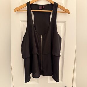 Material Girl Zipper Top